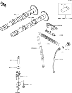 ZX400 Распред вал
