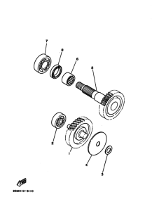 CG80Z Мост ведущий комплект
