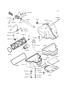 ZX600 Воздушный фильтр