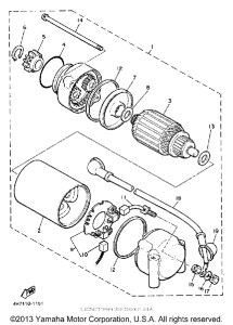 XJ650RJ Стартер