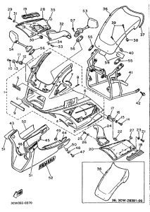 FJ1200 Обтекатель 1