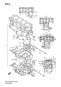 GSX-R1000 Картер двигателя