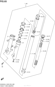 AN400Z (ABS) Передняя вилка