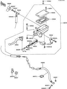 ZX1000 Цилиндр сцепления