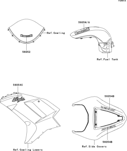 ZX600 Decals(ebony)(p7f)