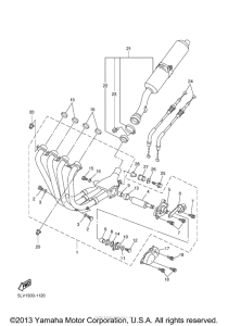 FZ1 - FZ1S Выхлопная система