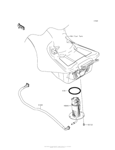 ZX1400 Топливный насос