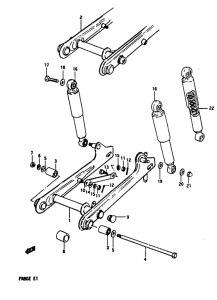 FR80 Маятник задний