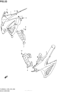 DL650 (ABS) Side Cowling