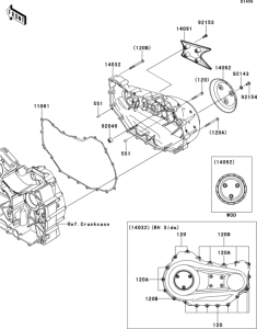  Крышки двигателя правые