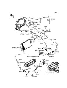 KLZ1000 Патрубки охлаждения