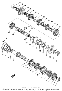 TZ750A Трансмиссия