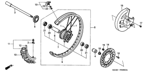 CR250R Transom + tube