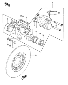 Передний суппорт