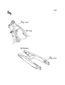 KLX250 Наклейки