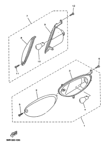 YP125D Поворотники