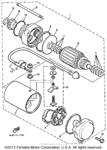 YX600SC Стартер