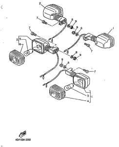 TT600E Поворотники