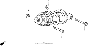 VT600CD2 Задние амортизаторы