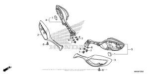  Зеркало заднего вида