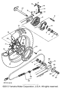 TT600L Переднее колесо