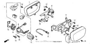VF750C Carburetor side cover