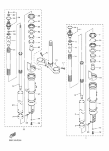 FJR1300A Передняя вилка