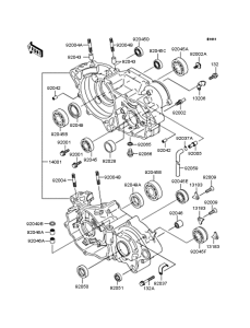  Картер двигателя