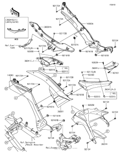 BR125 Боковые обтекатели