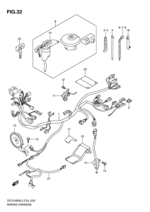 DR-Z400 Жгут проводов