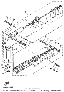 YZ250L Амортизаторы задние