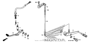 CBR600RR (ABS) Brake pedal + change pedal