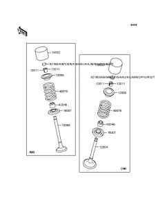  Rocker arms / valves