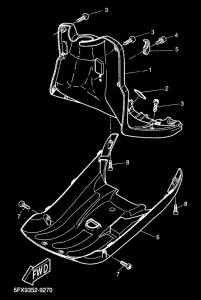 CW50RS Ветровое стекло