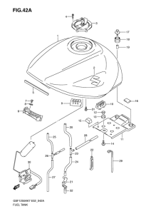 GSF1250S (ABS) Tank fuel