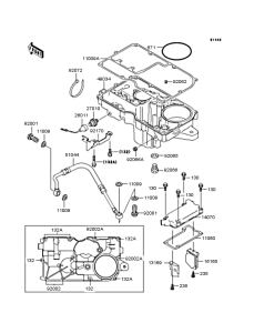 ZR1100 Поддон картера