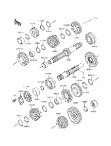 KLE500 Трансмиссия