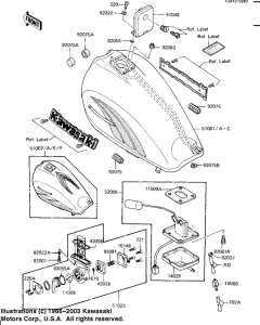 KZ1100 Tank fuel