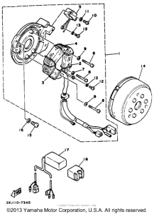 XT350B Генератор