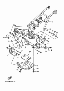 TTR125LWE Рама