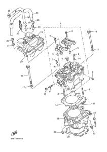 WR400F Цилиндры