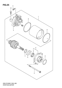GSX-R1000 Стартерный мотор
