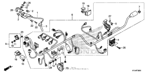 CBR250R Жгут проводов