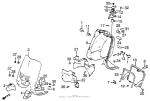 NH125 Front cover + inner box