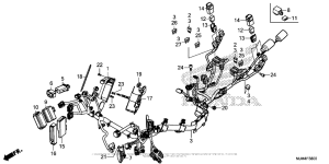 VFR800F Жгут проводов