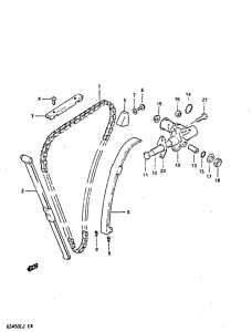 GS450 Держатель направляющей