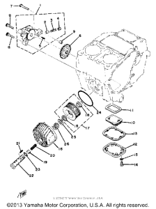 XS400SG Масляный насос