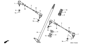 FL400R Steering column