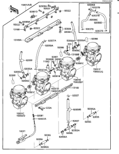 ZX900 Carburetor assy