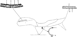 CB1000F Наклейки